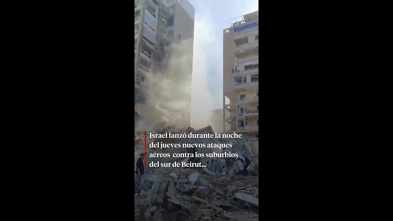 Bombardeos israel&iacute;es matan a decenas de personas en  Beirut y Baalbek y obligan a miles a huir