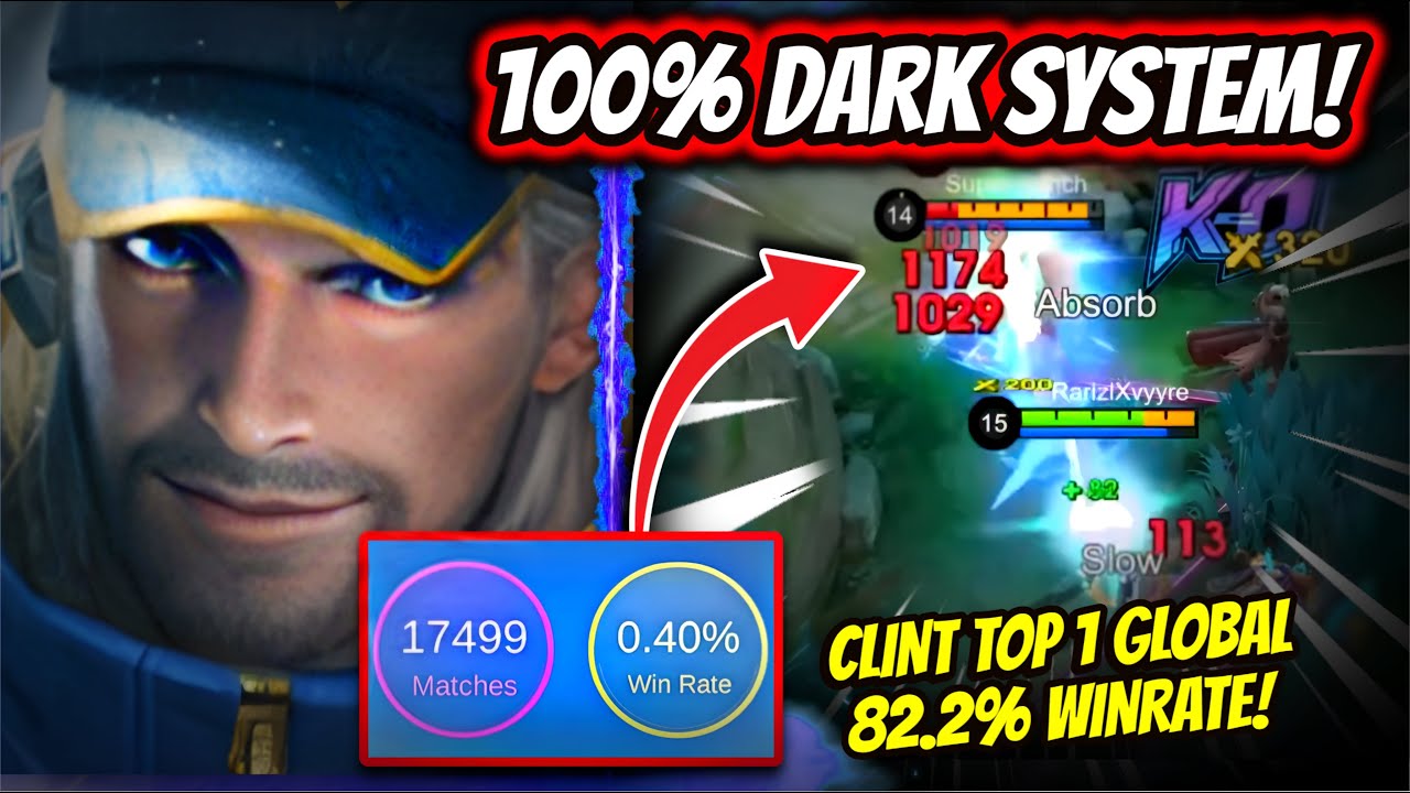¡EL PEOR DARK SYSTEM LE TOCA A ENEMYKILLER! CLINT TOP 1 GLOBAL 82.2% WINRATE! | MOBILE LEGENDS