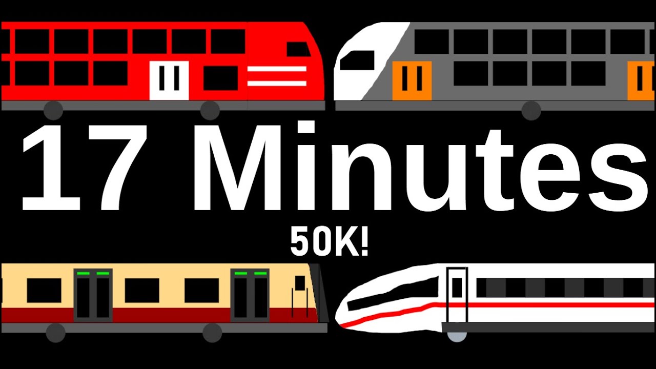 17 Minutes Of Trains At Algodoo HBF!