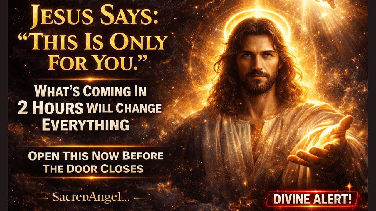 ✝️Jesus Says: “This Is Only For You.” What’s Coming In 2 Hours Will Change Everything, But You Must.