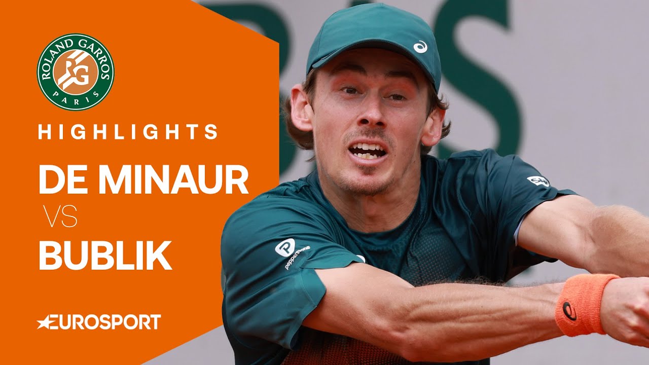 Alex De Minaur vs Alexander Bublik | Round 2 | French Open 2025 Highlights 🇫🇷