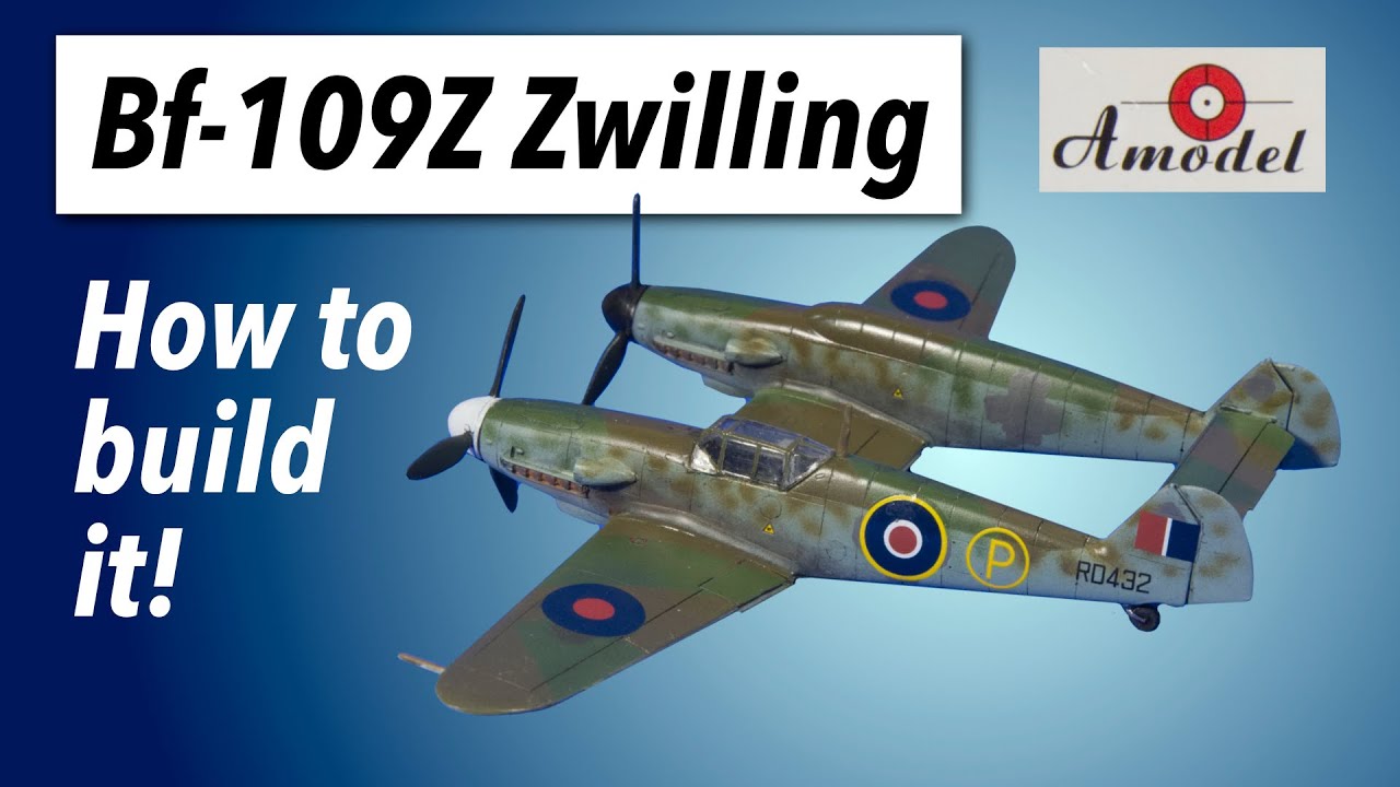 TWIN Bf-109! Making the Messerschmitt Bf-109Z Zwilling kit from A Model