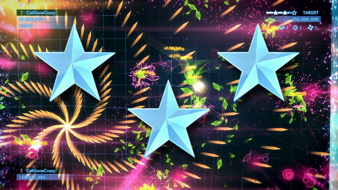 Geometry Wars 3: Dimensions - 3-star boss run
