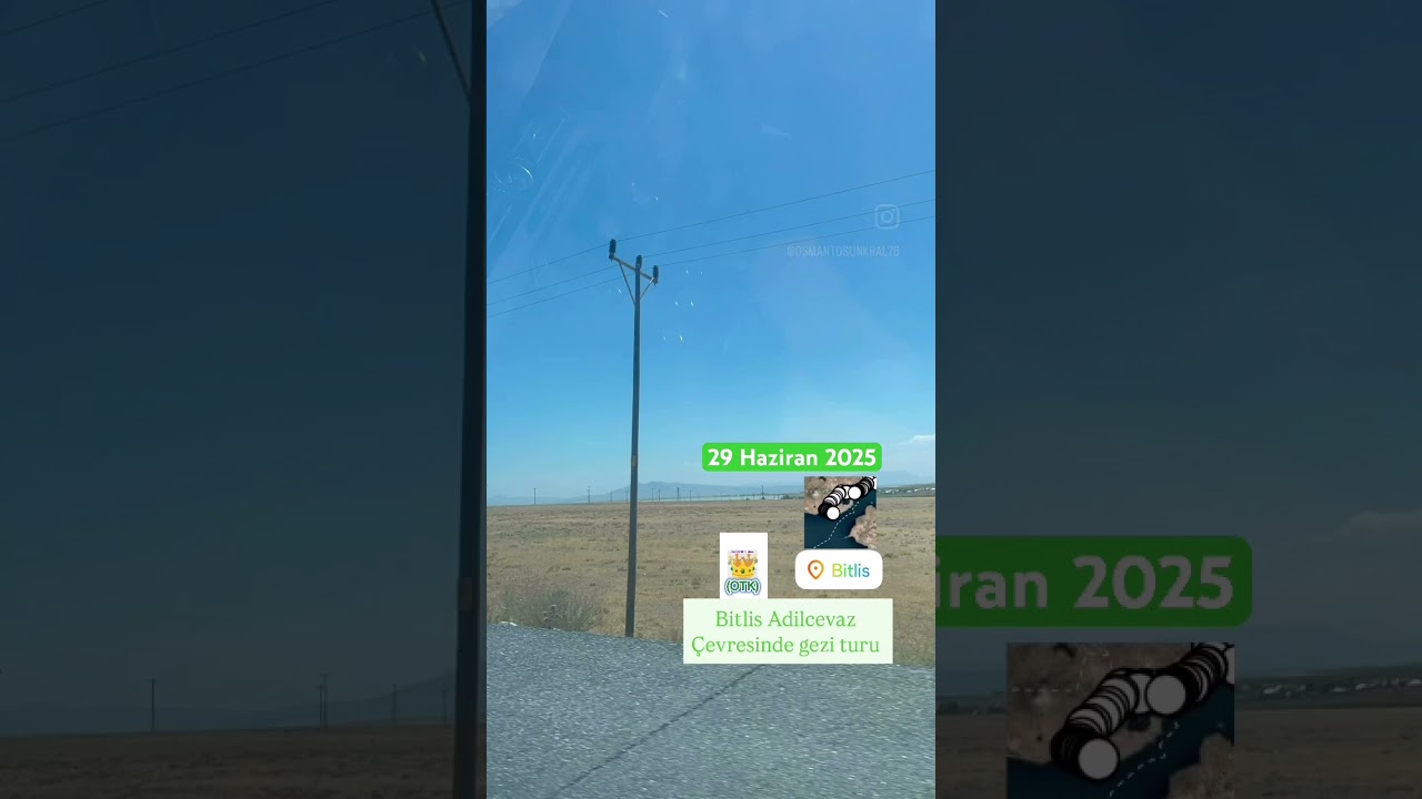 Bitlis Adilcevaz &ccedil;evresinde gezi Turu
