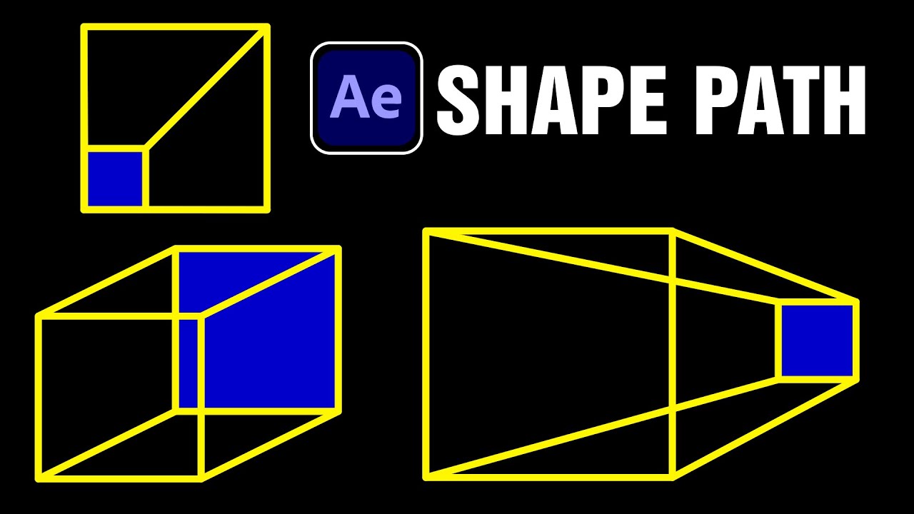 Simple & Easy Shape Path Animation in After Effects Tutorial