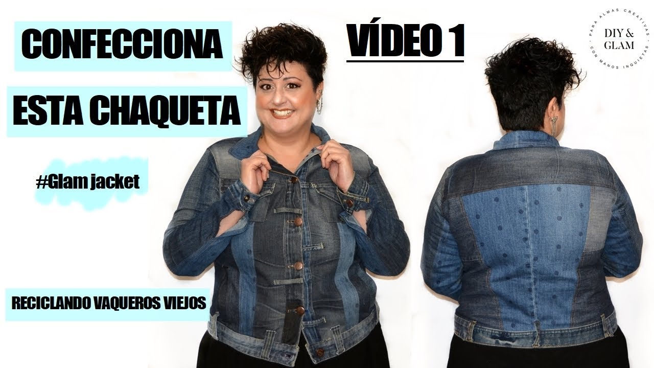 Cómo hacer el patrón de una chaqueta vaquera Vídeo 1 Cose conmigo