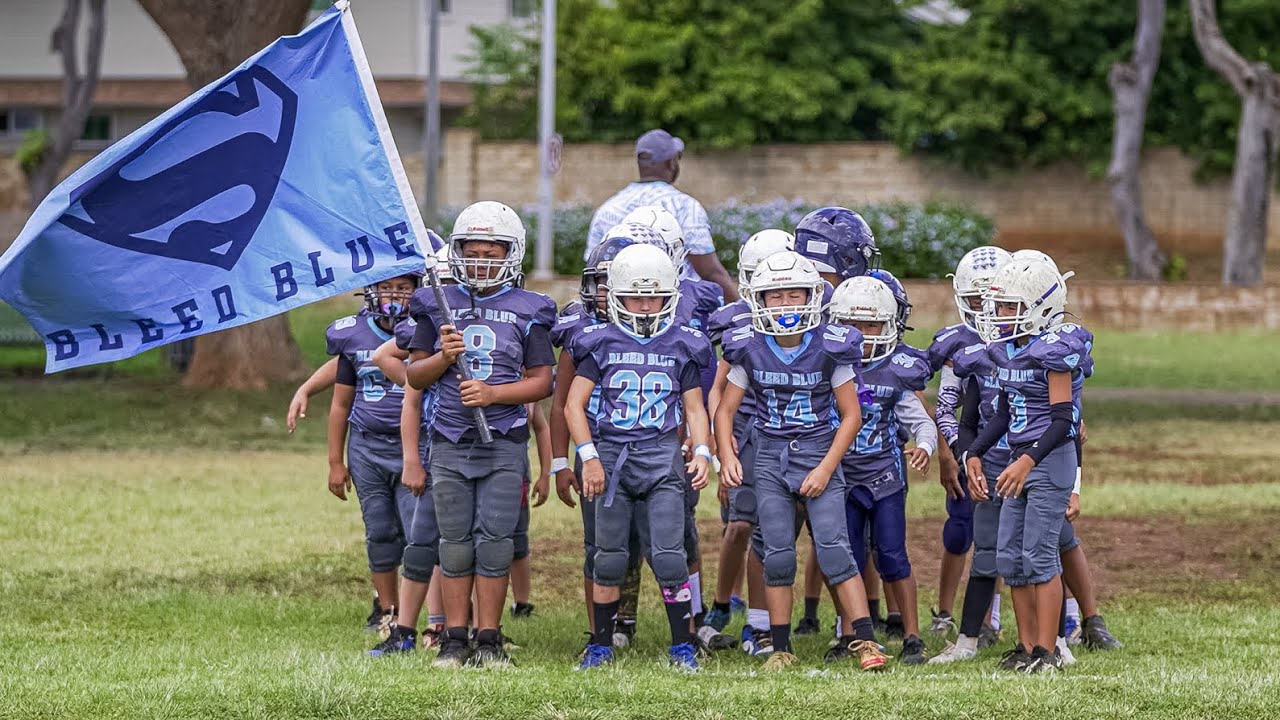 EASTSIDE JR SURFRIDERS 8U FOOTBALL HIGHLIGHTS || 4/19/2025 (Oahu, HI)