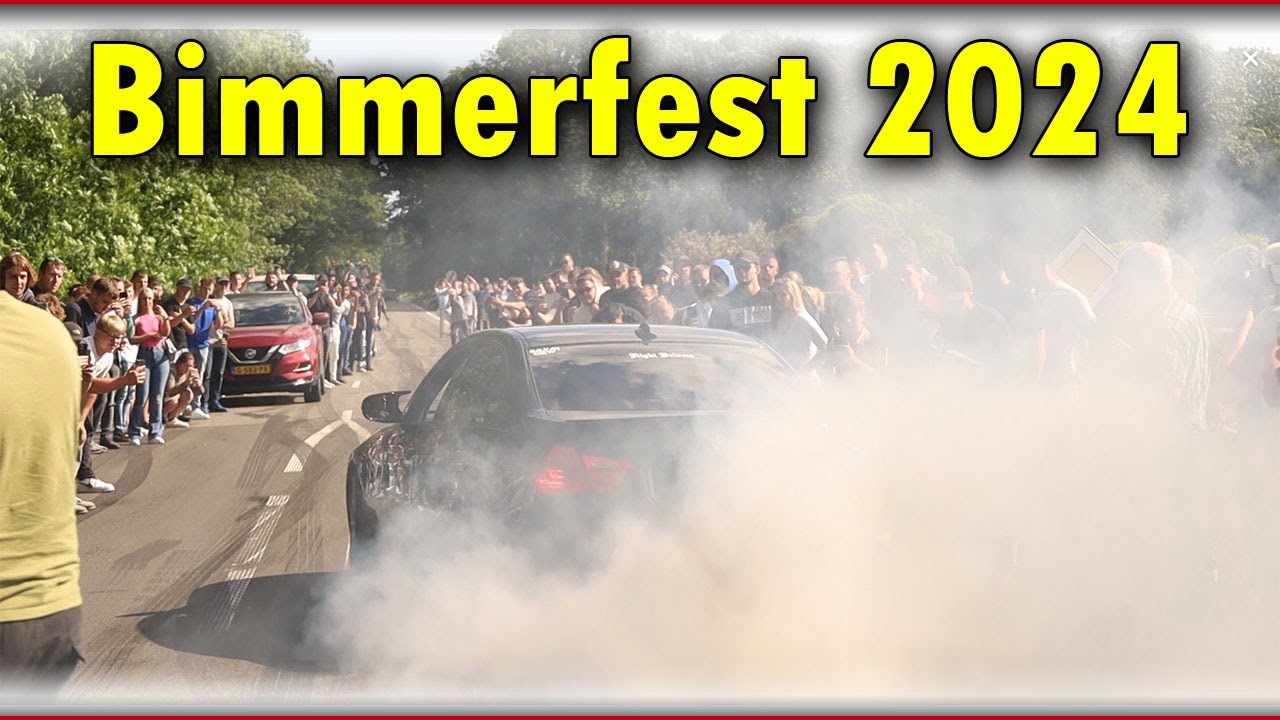 BMW Tuning Cars leaving Bimmerfest 2024 Venray