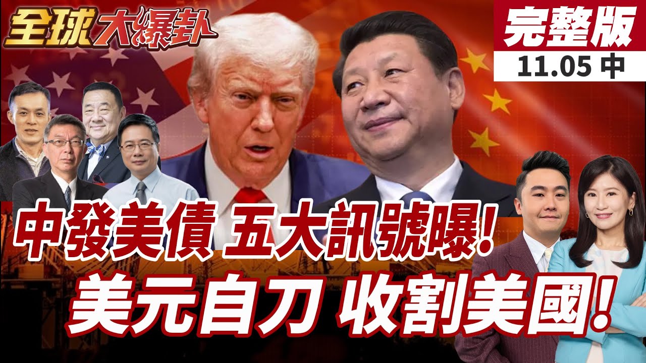 【#全球大爆卦中】中國發美債釋五大訊號!人民幣國際化全面加速!中國低息發債 美國恐遭收割?20251105