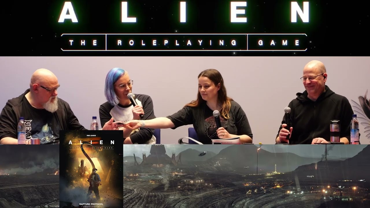 Alien RPG Evolved: Rapture Protocol - von der BavariaCon mit Tom Finn, Roxane Bicker, Thomas Römer