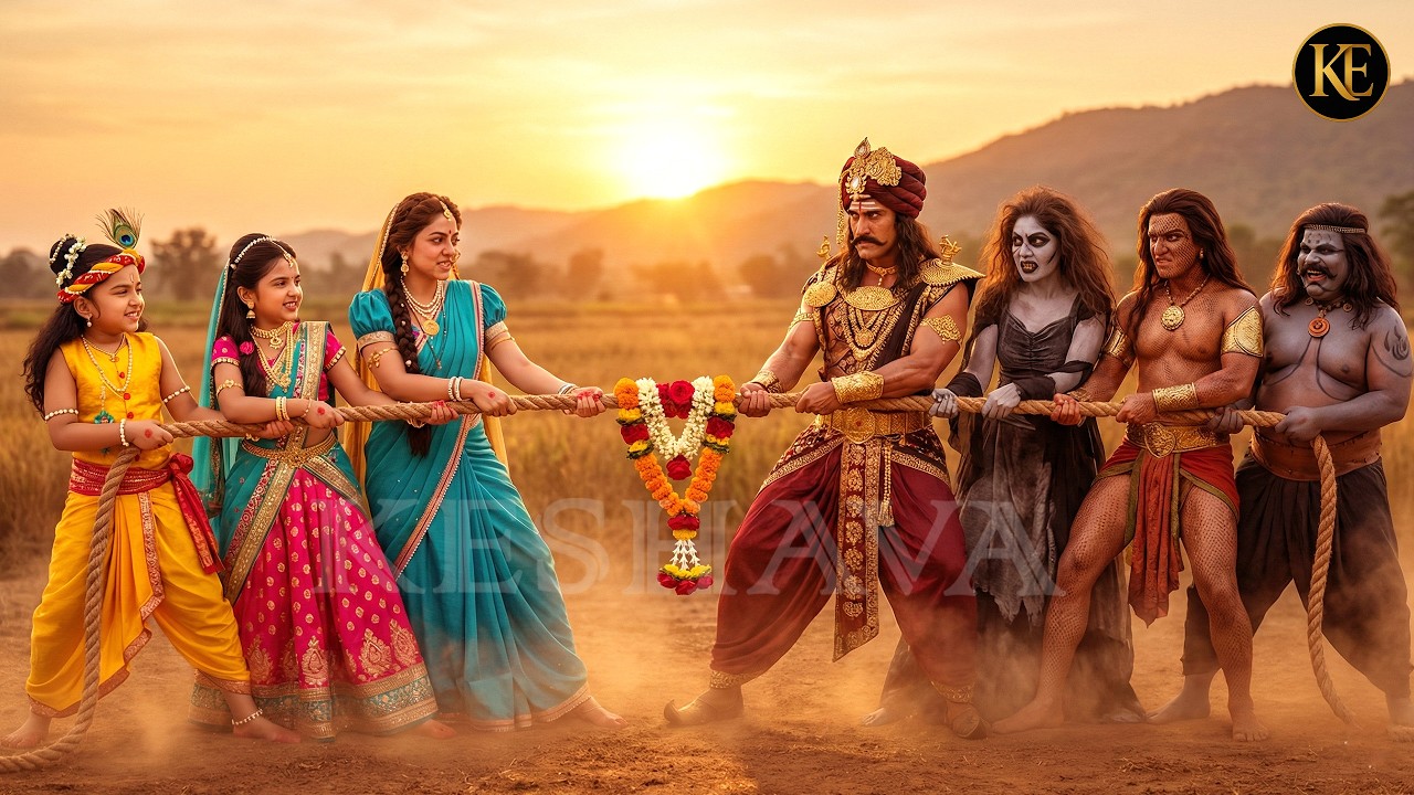 सूर्यास्त में छिड़ी कान्हा और कंस की जबरदस्त टक्कर || YMKN || Shree Krishan leela