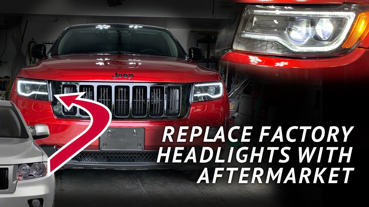 2011-2013 Jeep Grand Cherokee Headlight Upgrade – Installing VLAND Aftermarket Lights