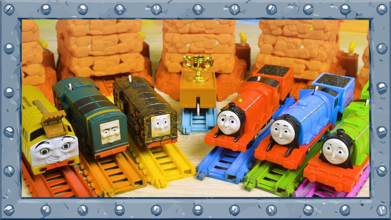 Blasting Challenge - Steam VS Diesel Engines - Thomas and Friends #86