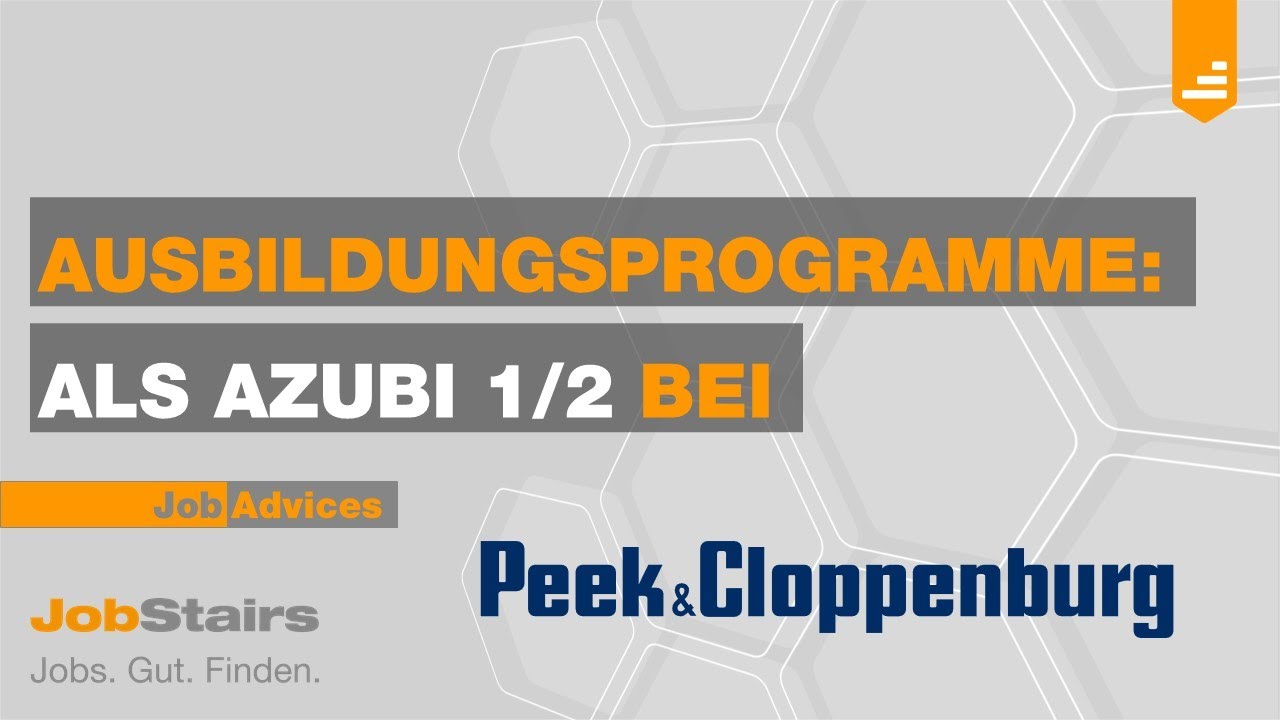 JobStairs mit Partnerunternehmen Peek & Cloppenburg KG - Teil 1