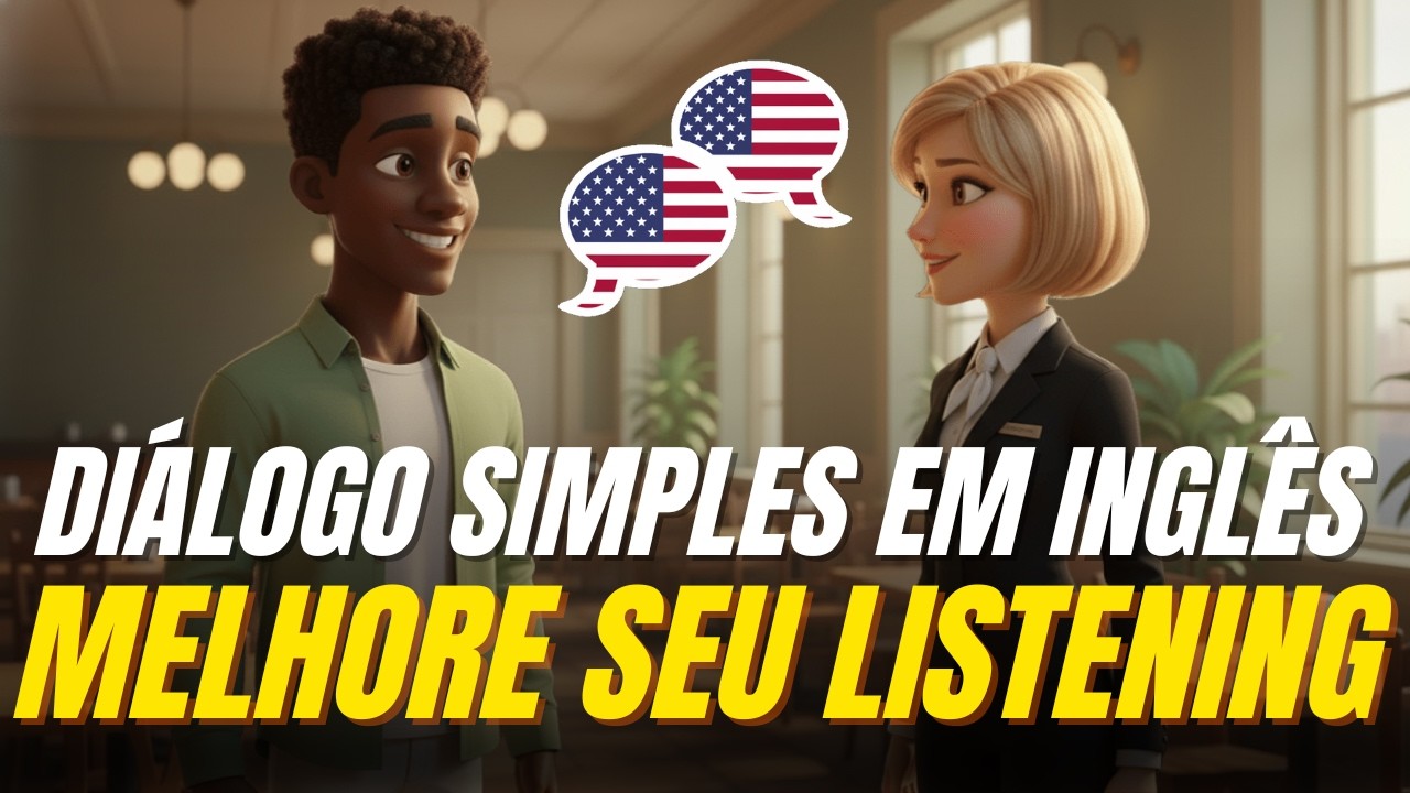 Aprenda INGLÊS do dia a dia com este diálogo REAL em uma cafeteria ☕ | Listening A1–A2