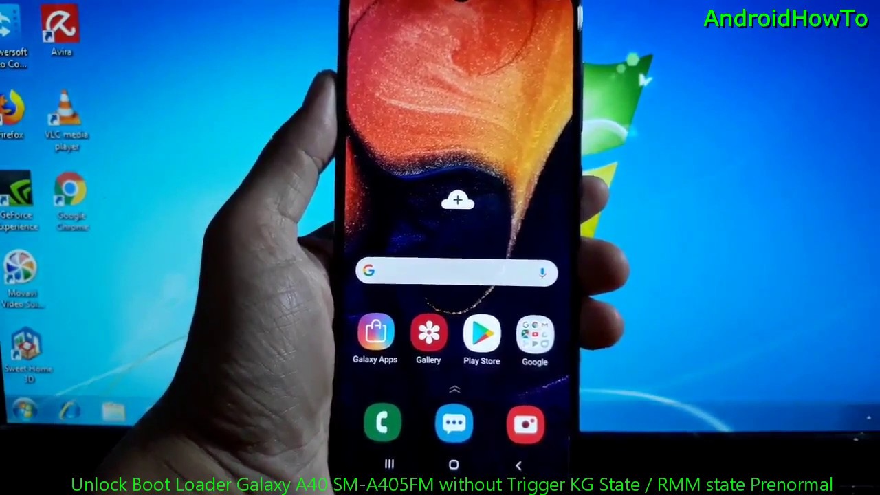 Unlock Boot Loader Galaxy A40 SM A405FM without Trigger KG State  RMM state Prenormal