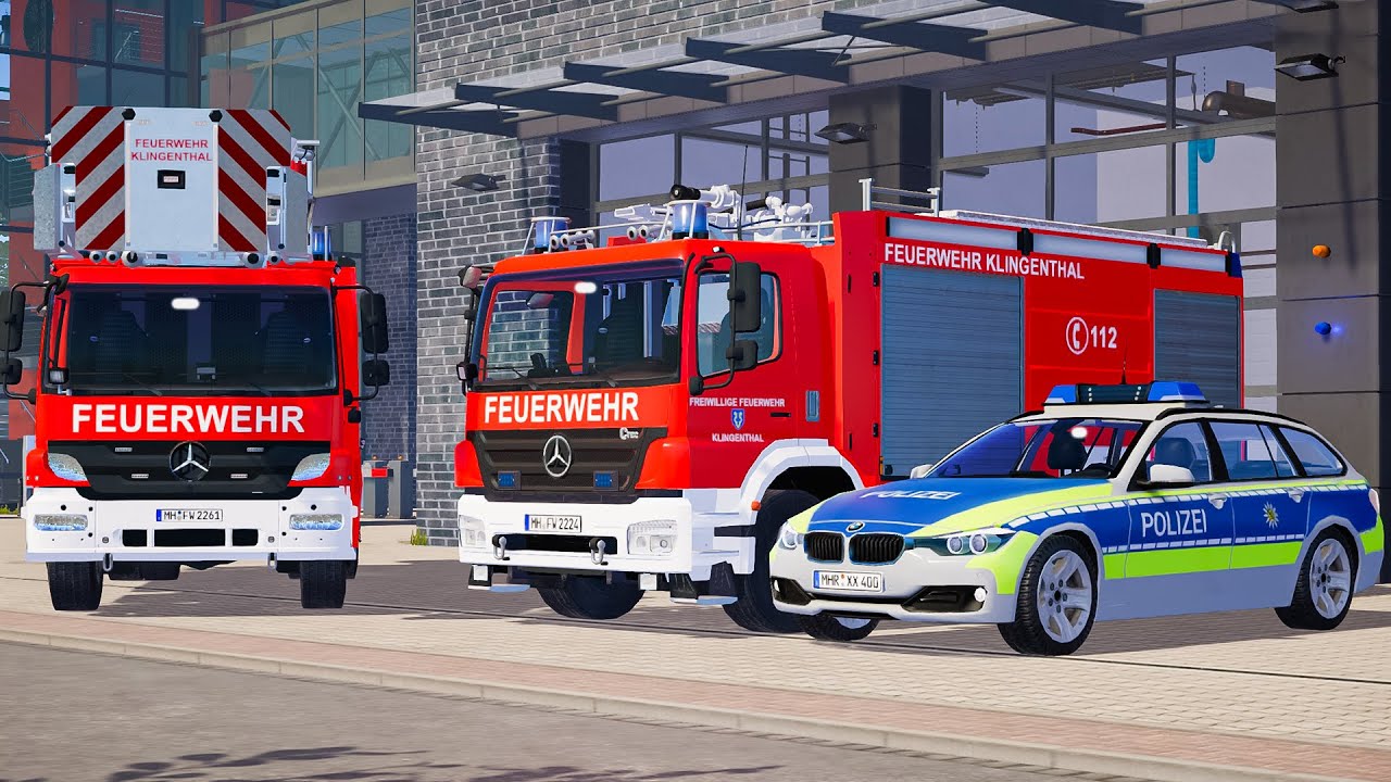 Emergency Call 112 - Klingenthal Police, Firefighter and Ambulance Rapid on Duty! 4K