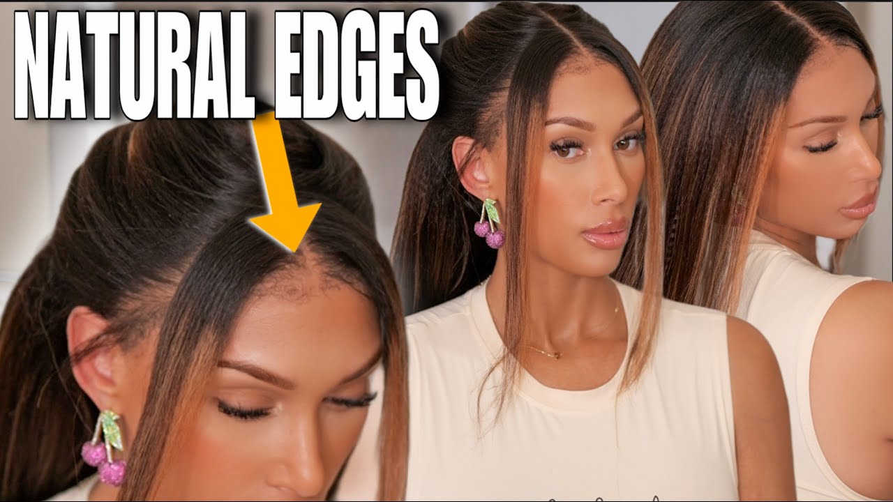 📝NATURAL EDGES WIG: Steps To LAYING & SLAYING a Yaki Texture Wig to Look Natural- Prettyluxhair
