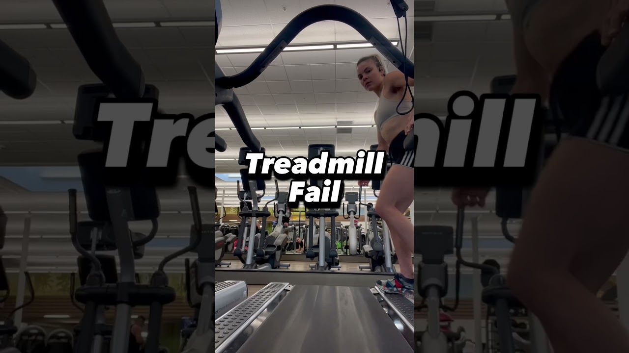 Watch your step! #treadmill #running #fails