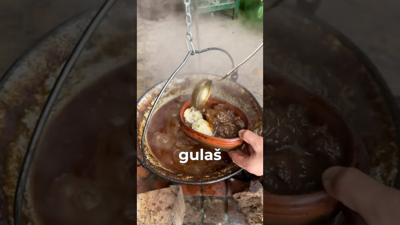 Gula&scaron; od divlje svinje - Tipična kuhinja - Etno selo Tiganjica #cooking #balkanfood #wildboar