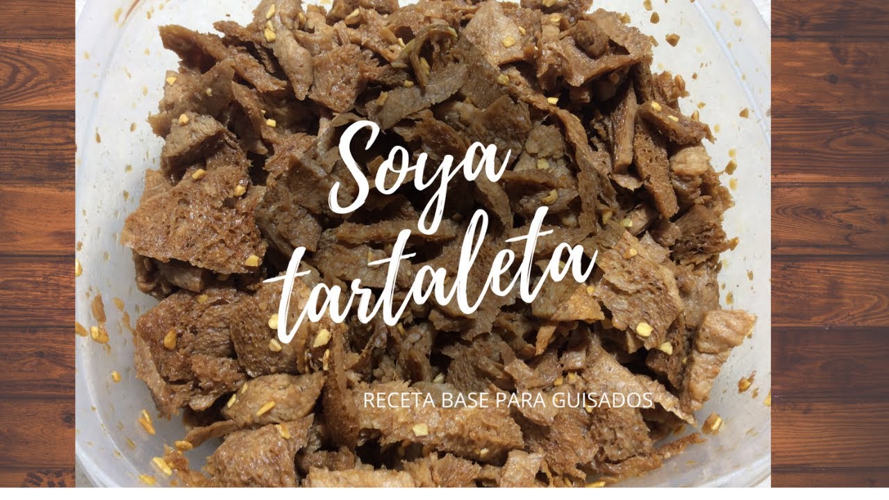 PREPARACIÓN DE 𝗦𝗢𝗬𝗔 𝗧𝗔𝗥𝗧𝗔𝗟𝗘𝗧𝗔 COMO SUSTITUTO DE CARNE