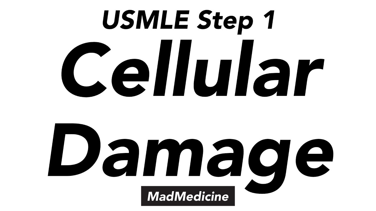 Cellular Damage - Basics of Medicine - USMLE Step 1