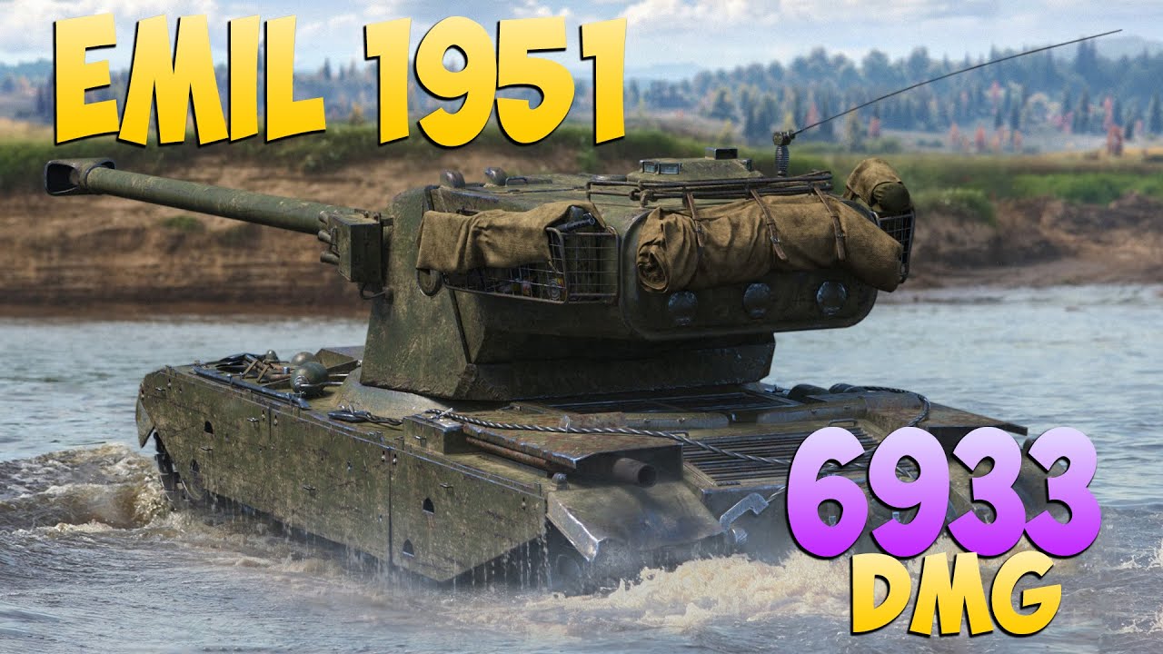 EMIL 1951 - 6 Фрагов 6.9K Урона - Законный Воин! - Мир Танков