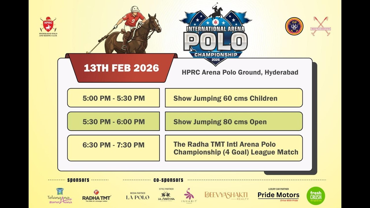 LIVE | HPRC Grand Horse Show Jumping Championship 2026