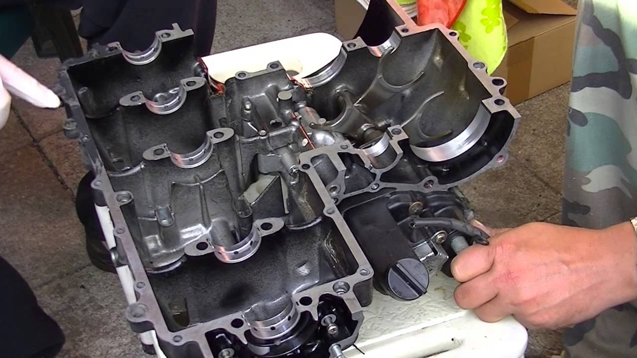 Honda CBX 750F Teil3 Kettenspanner Lichtmaschine wechseln  Motor Zusammenbau