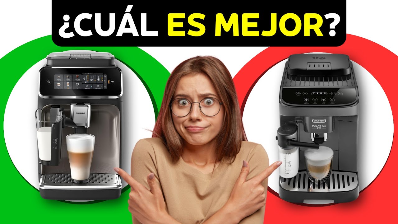 Philips Serie 3300 vs De'Longhi Magnifica Evo | ✅ Comparativa de Cafeteras Superautomáticas