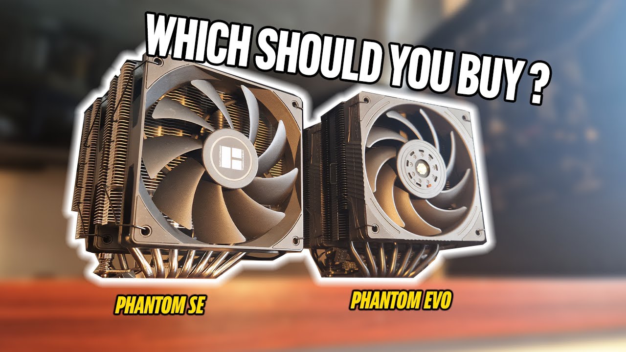 Chłodzenie procesora Phantom Spirit 120 EVO kontra Phantom Spirit 120 SE