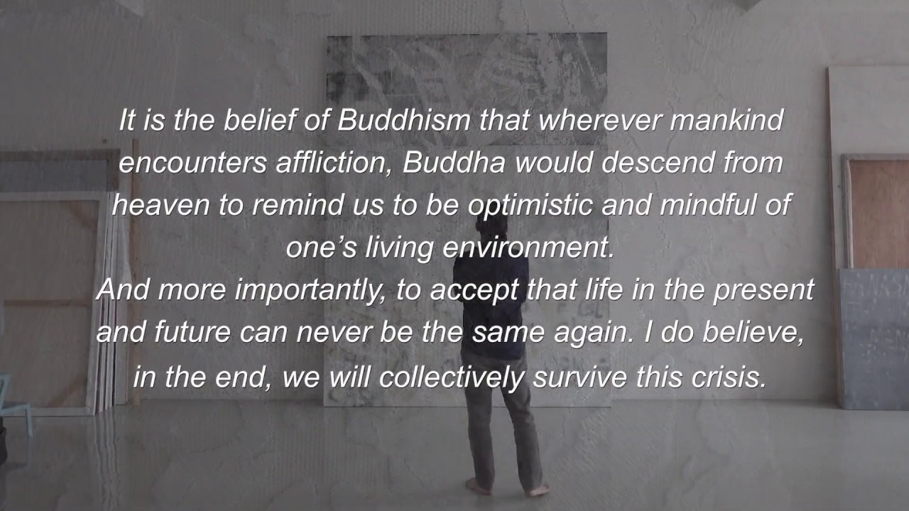 Stay Safe ( Buddha Descending from Heaven by Natee Utarit )