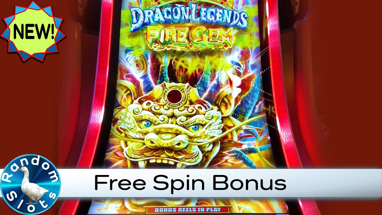 New⭐️Dragon Legends Fire Gem Slot Machine Free Spin Bonus
