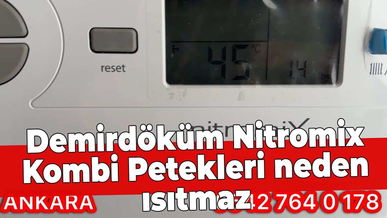 Demirdöküm Nitromix Kombi Petekleri neden ısıtmaz ☎️0542 764 0 178 ANKARA