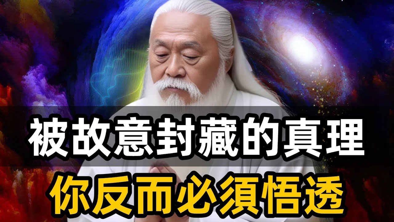 被他們故意封藏的真理，你反而必須悟透。#修心