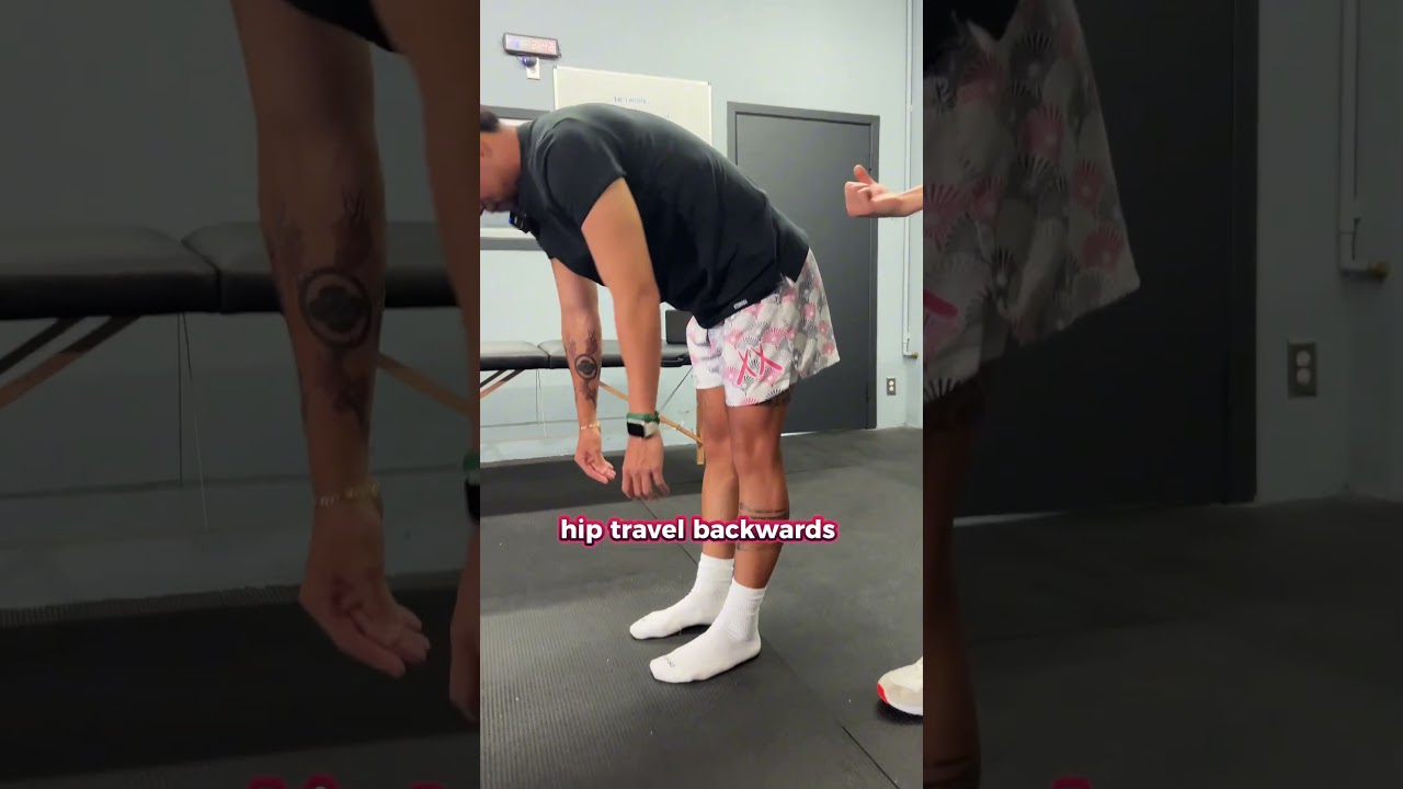 Toe Touch Flexibility Test
