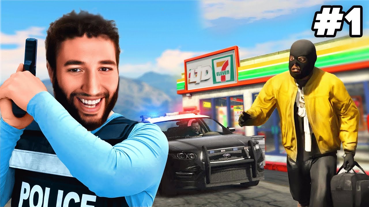 Le premier jour de Billy Gon à la LSPD ( GTA RP#1 )