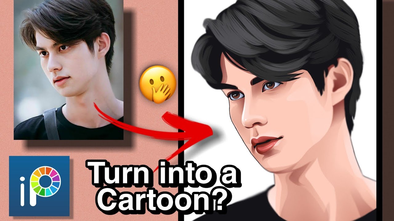 Vexel Art в краске Ibis Paint X | превратите свою фотографию в мультфильм ✨