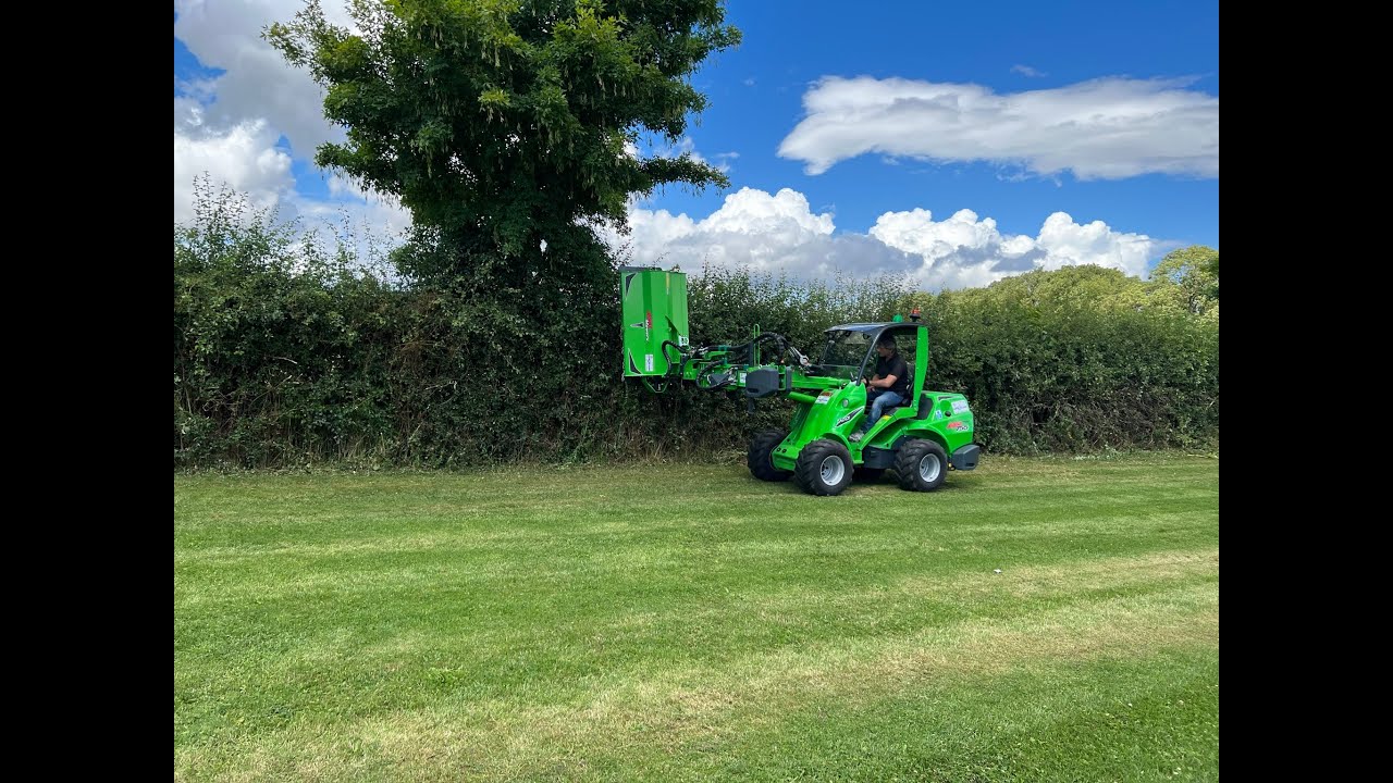 Avant Rotary hedge cutter S30 Side Arm from CPSLift.com Compact Loaders Yorkshire & Nottingham