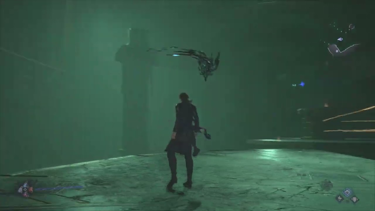Lost SOUL Aside Frosthold Fourtides ruins getting across rotating platforms and jump over laser