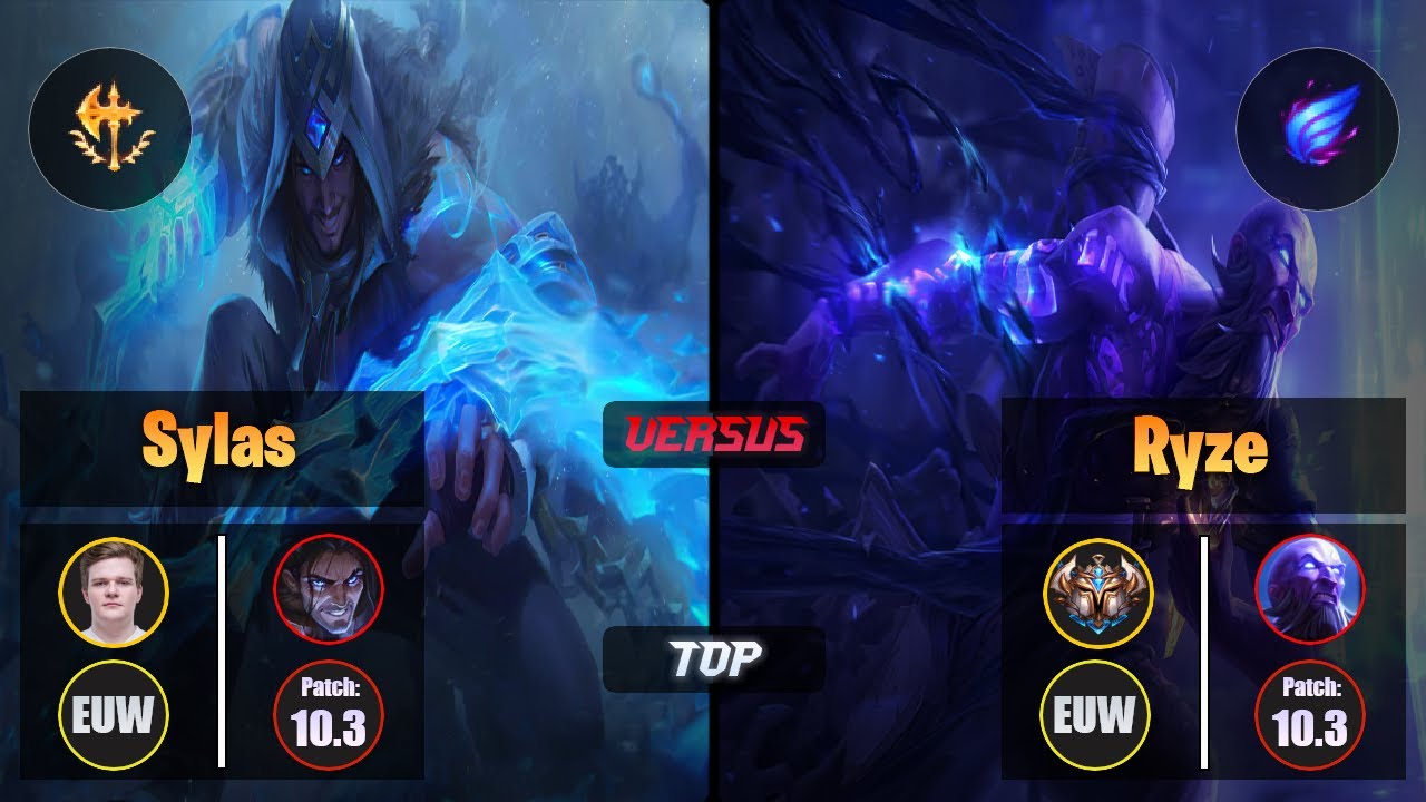Jenax SYLAS (Top) [Conqueror] VS RYZE - Challenger EUW Patch 10.3