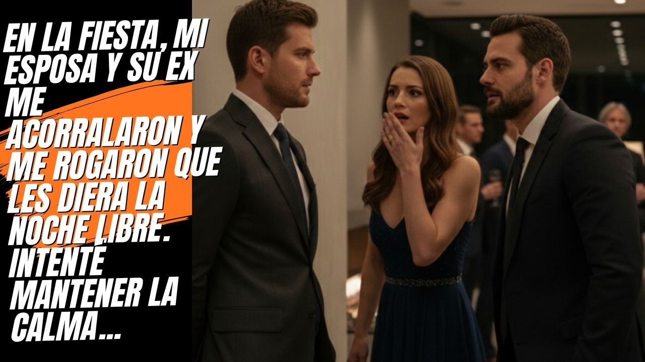 En la fiesta, mi esposa se quedó con su ex y le dijo: “Por favor… solo esta noche”.