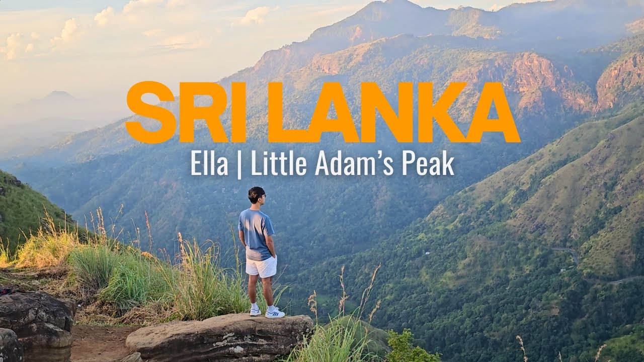 Sunrise Magic at Little Adam's Peak! Easy Hike & Stunning Views in Ella, Sri Lanka!