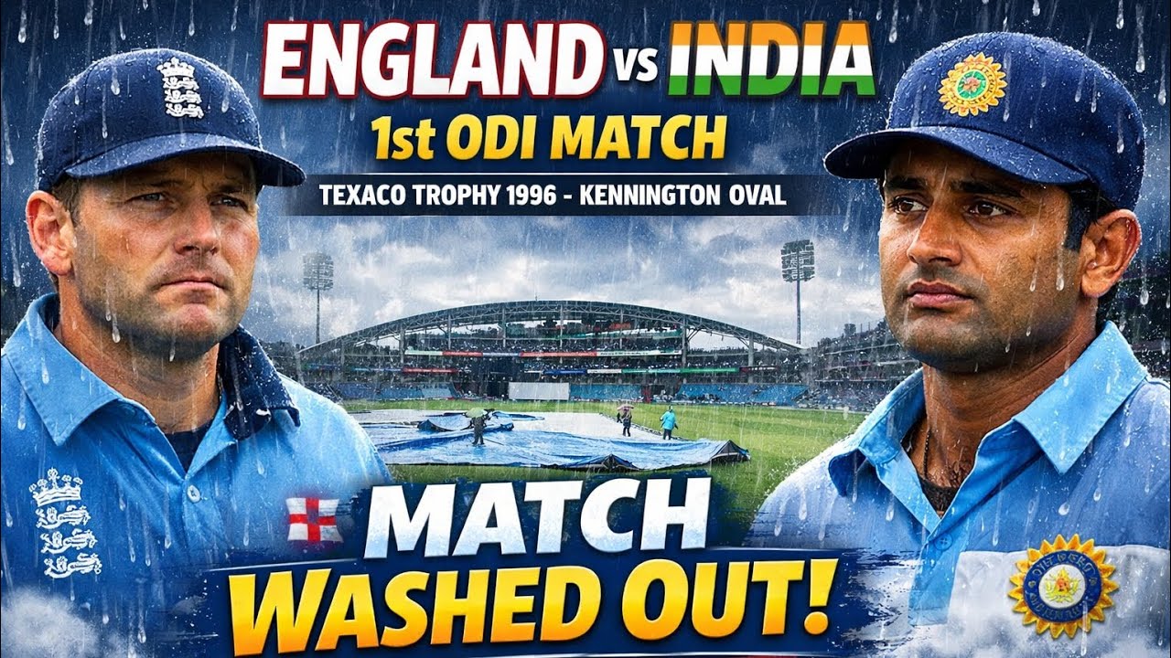 ENGLAND VS INDIA| 1ST ODI @ KENNINGTON| TEXACO TROPHY 1996