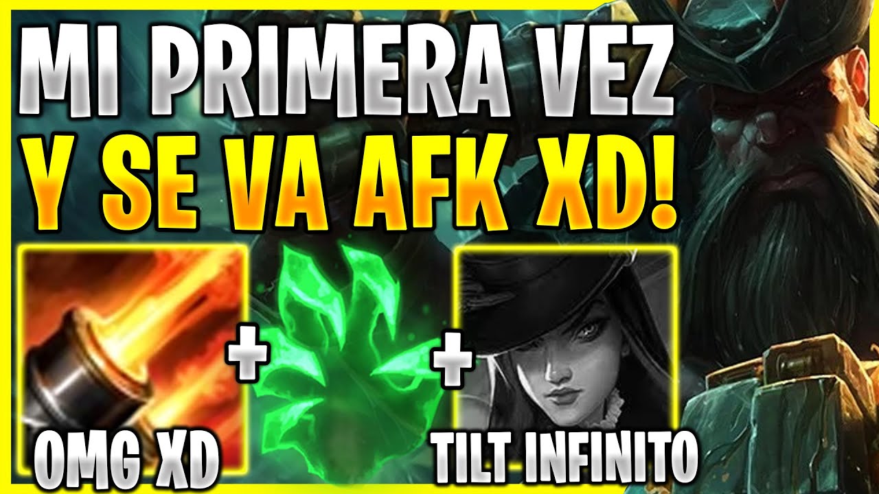 🤣¡𝑴𝑰 𝑷𝑹𝑰𝑴𝑬𝑹𝑨 𝑽𝑬𝒁 TRAS 3 AÑOS CON GANGPLANK Y CAITLYN 𝑺𝑬 𝑻𝑰𝑳𝑻𝑬𝑨 𝑰𝑵𝑭𝑰𝑵𝑰𝑻𝑶 Y 𝑺𝑬 𝑽𝑨 𝑨𝑭𝑲! *100% TILT XD*