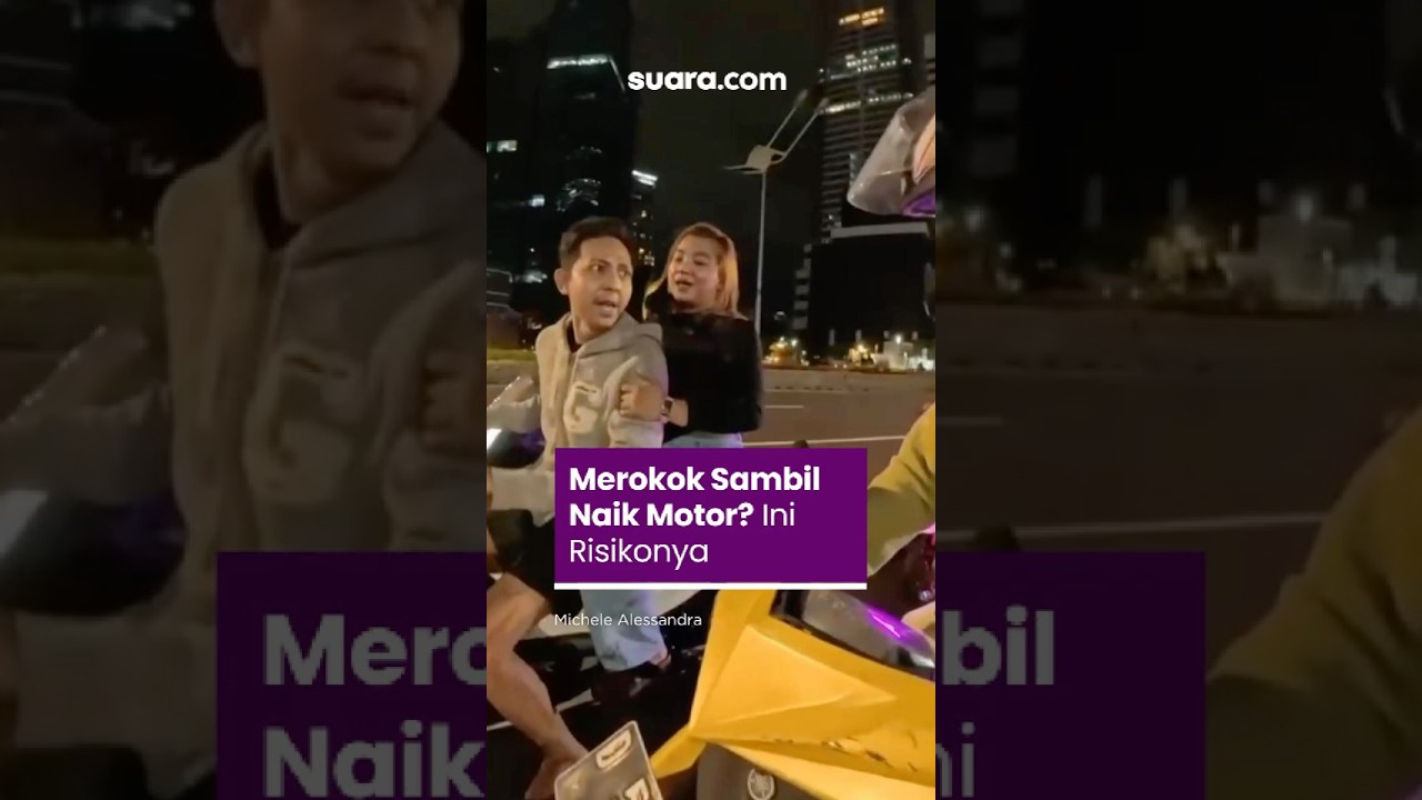 Merokok Sambil Naik Motor? Ini Risikonya