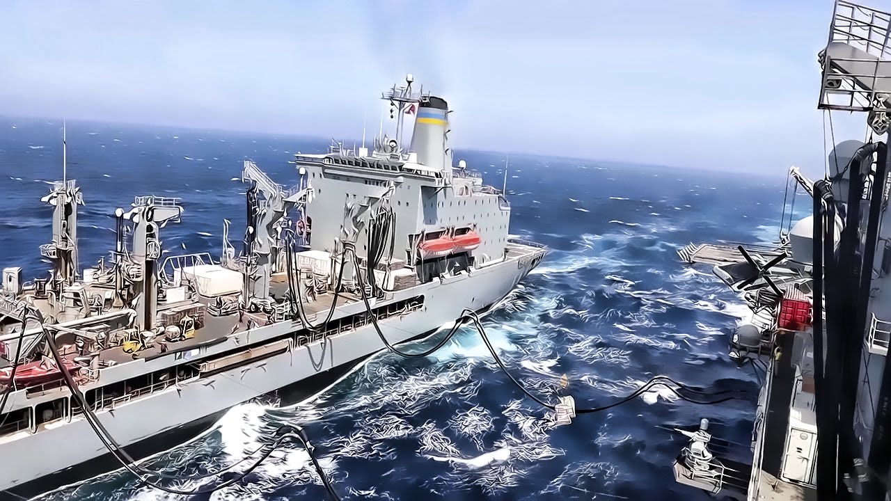 Replenishment At Sea • USS Bataan (LHD-5)