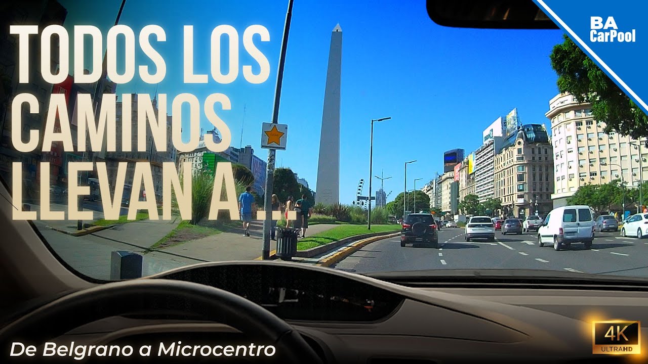 Otra Mañana, Otro Camino al Microcentro Porteño  | CityDrive Buenos Aires 4k