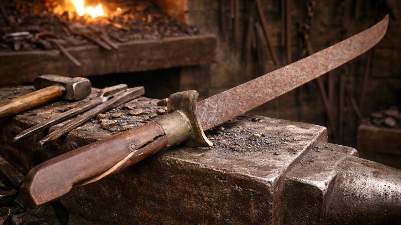 Restoration the rusted sword
