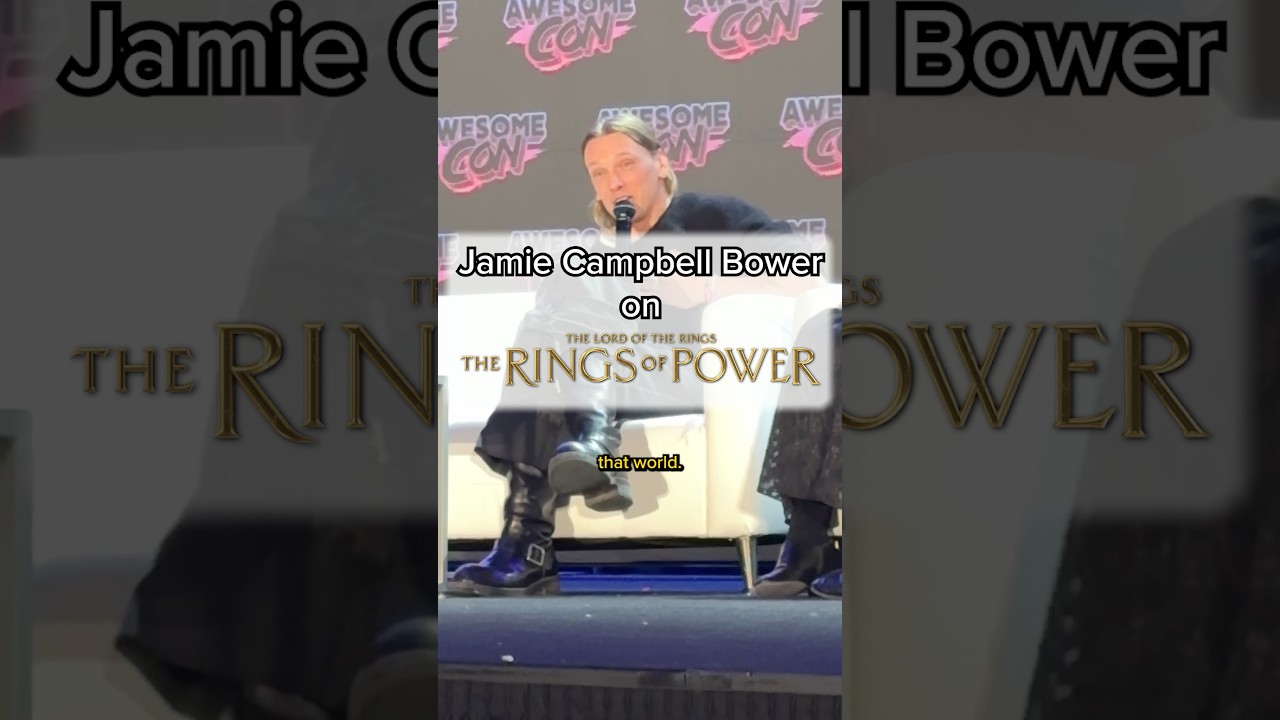 Джейми Кэмпбелл Боуэр о присоединении к актерскому составу фильма &laquo;Кольца власти&raquo; #lordoftherings